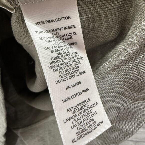 Vineyard Vines Boys 1/2 Zip Cotton Pullover Size XL Gray Whale Logo Spellout - Picture 5 of 6